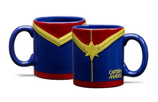 Captain Marvel Mug - Embossed