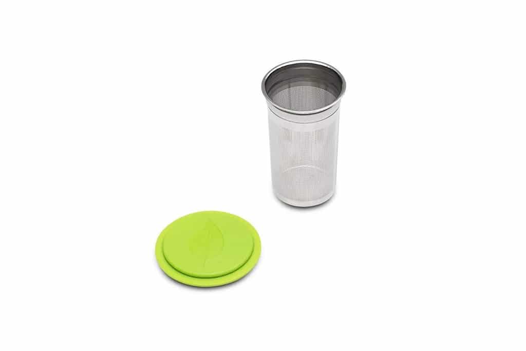 Jarware Tea Infuser Lid for Regular Mouth Mason Jars, Green